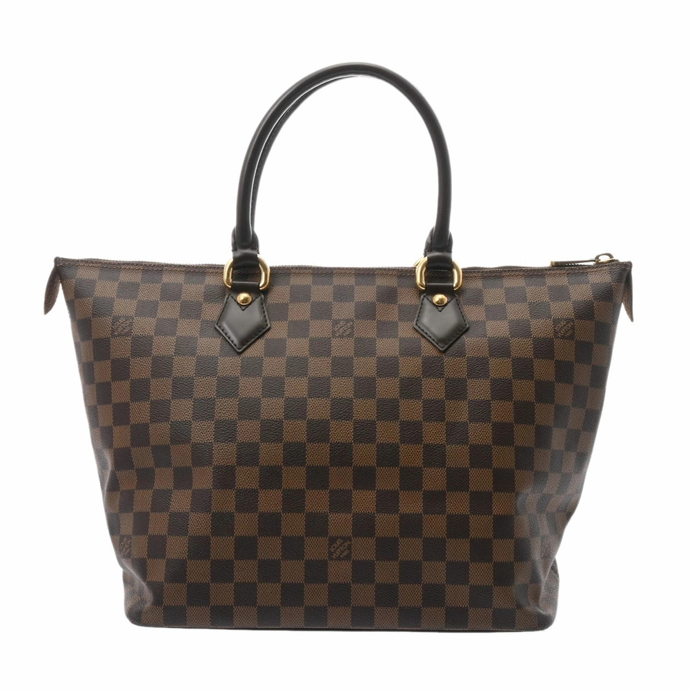 LOUIS VUITTON Damier Saleya Brown Canvas Handbag